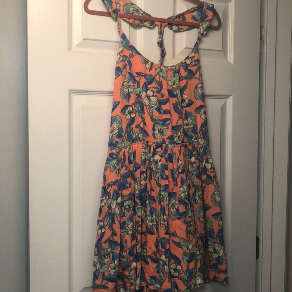 Free People Twist Back Side Tie Dress with pockets